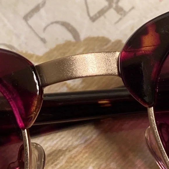 Cole Haan Tortoise shell Wayfarer Sunglasses - Picture 7 of 12